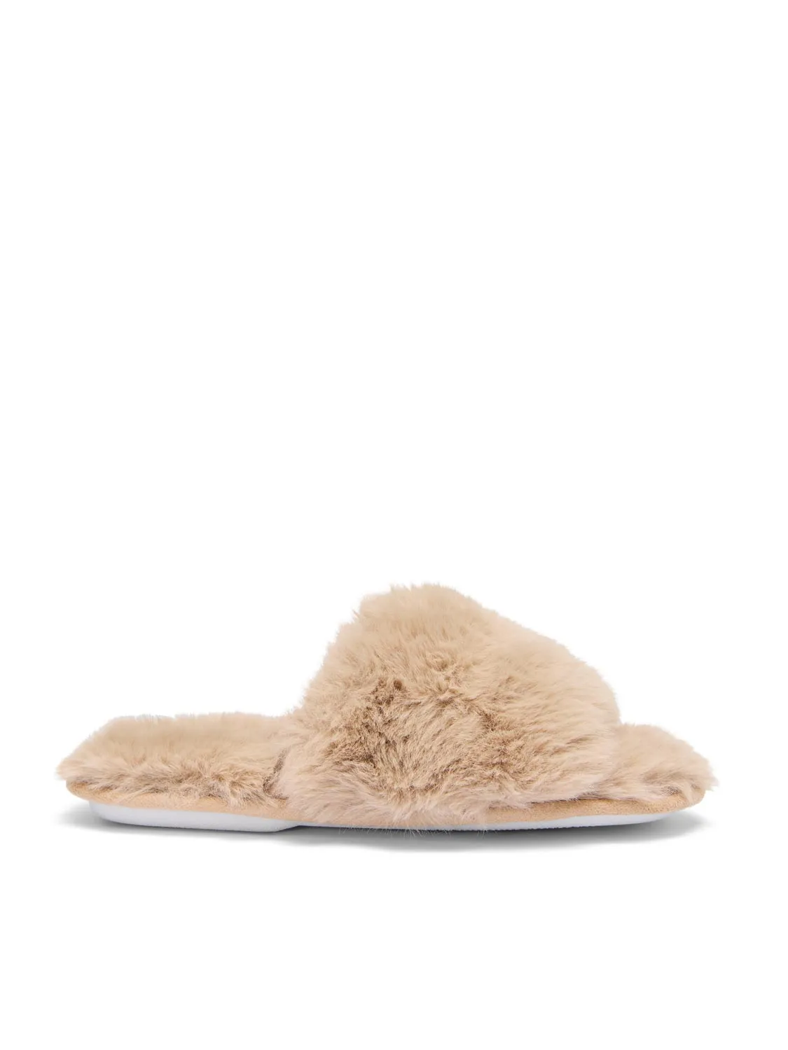 Faux Fur Slipper Slides sold by Suzy Shier product image thumbnail 3