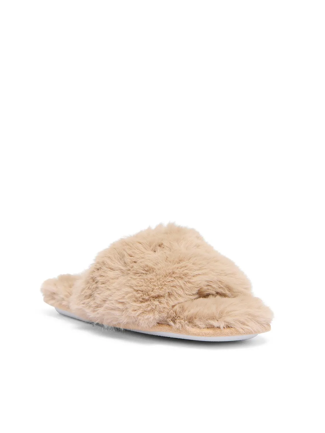 Faux Fur Slipper Slides sold by Suzy Shier product image thumbnail 4