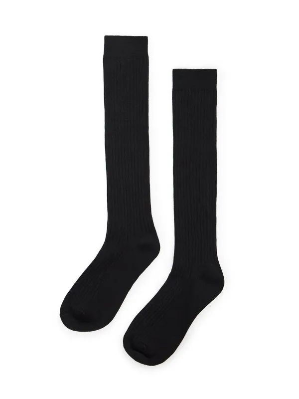 Knee-High Cotton-Blend Socks sold by Suzy Shier