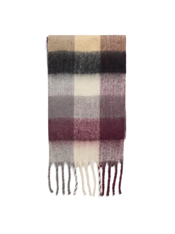 Heavy Brushed Check Plaid Scarf sold by Suzy Shier