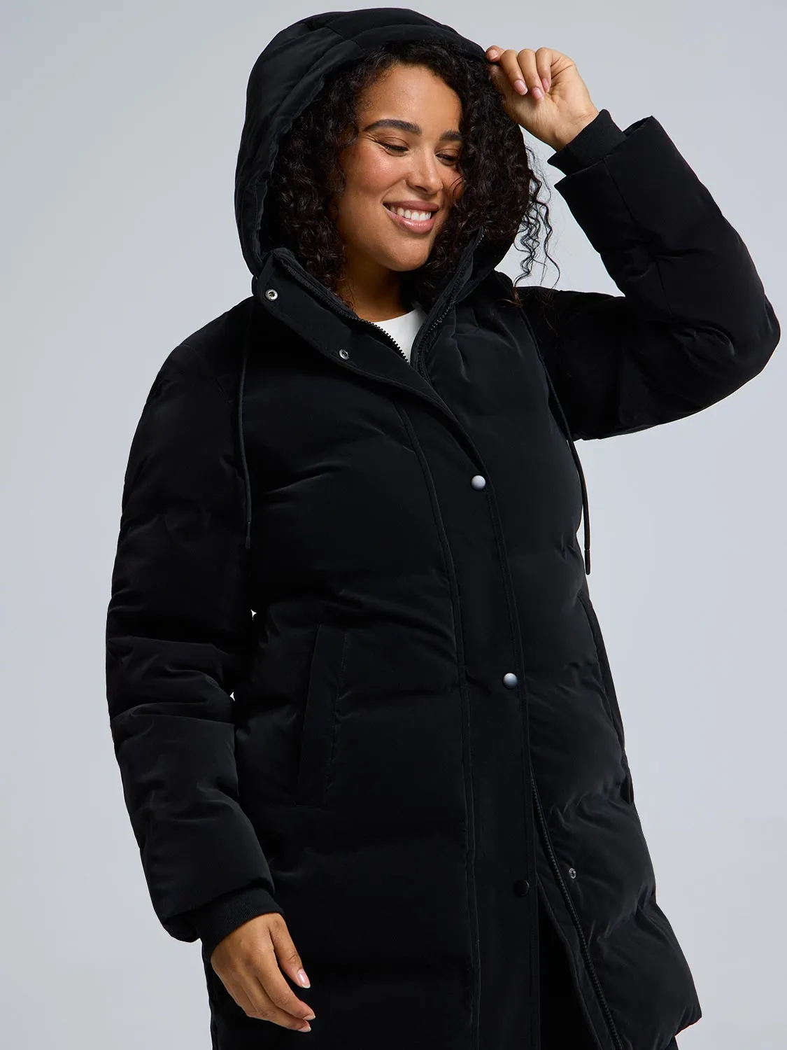 Long Puffer Jacket sold by Suzy Shier product image thumbnail 3