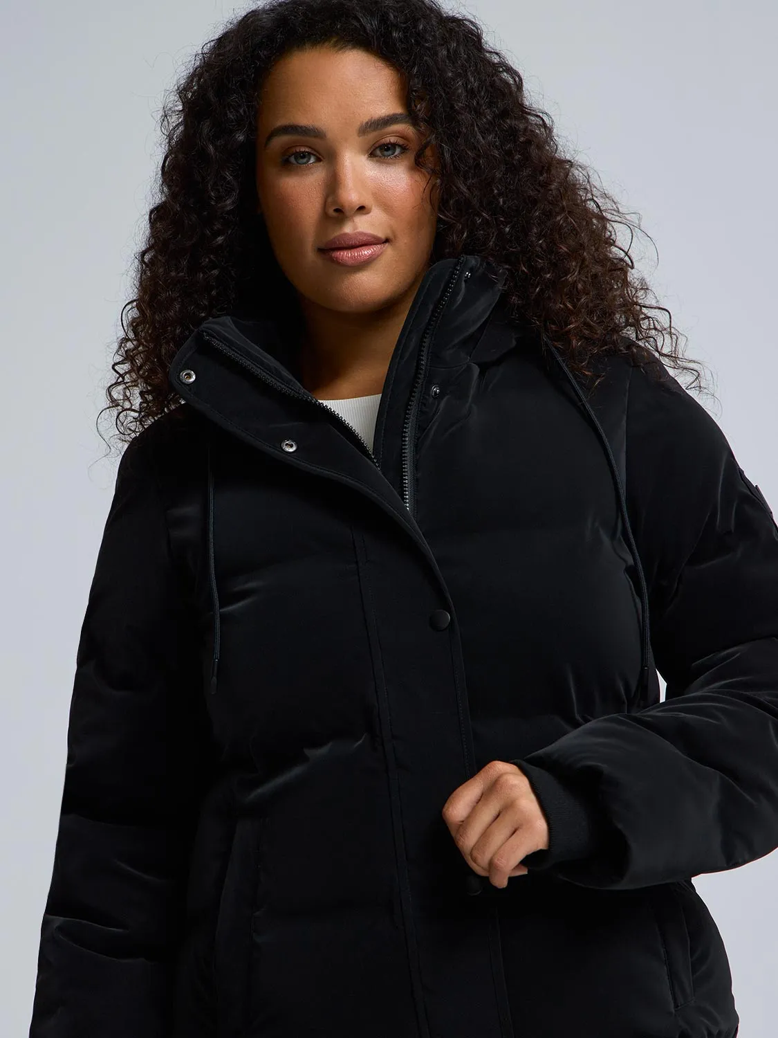 Long Puffer Jacket sold by Suzy Shier product image thumbnail 4