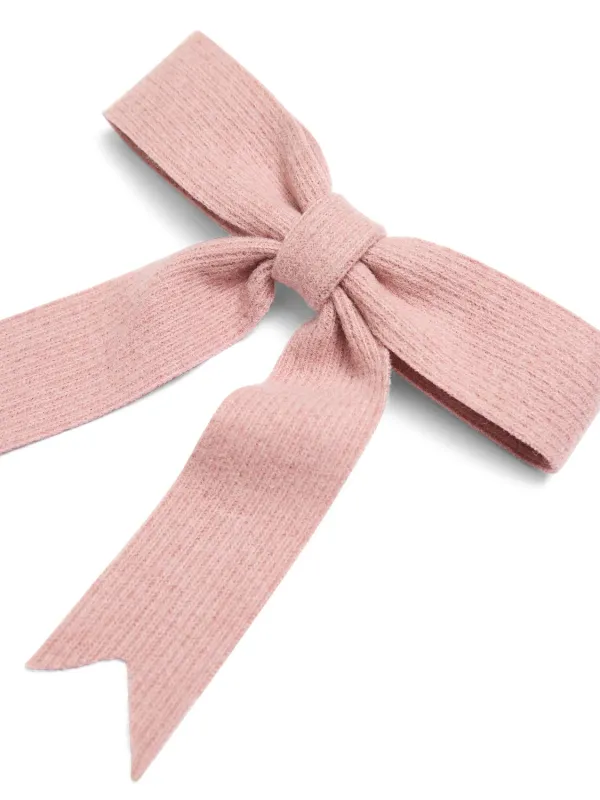 Ribbed Bow Hair Clip sold by Suzy Shier