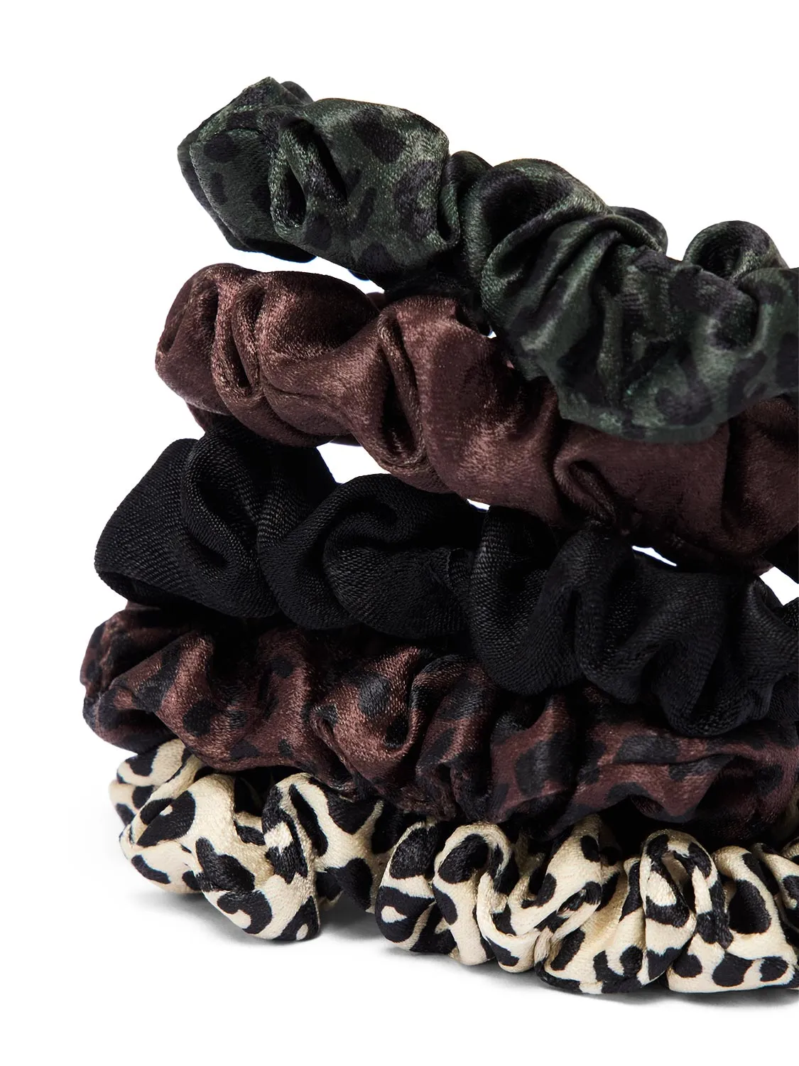 5-Pack Of Satin Scrunchies sold by Suzy Shier