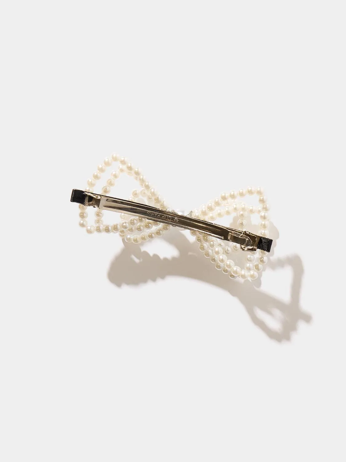 Pearl Bow Hair Clip sold by Suzy Shier product image thumbnail 3