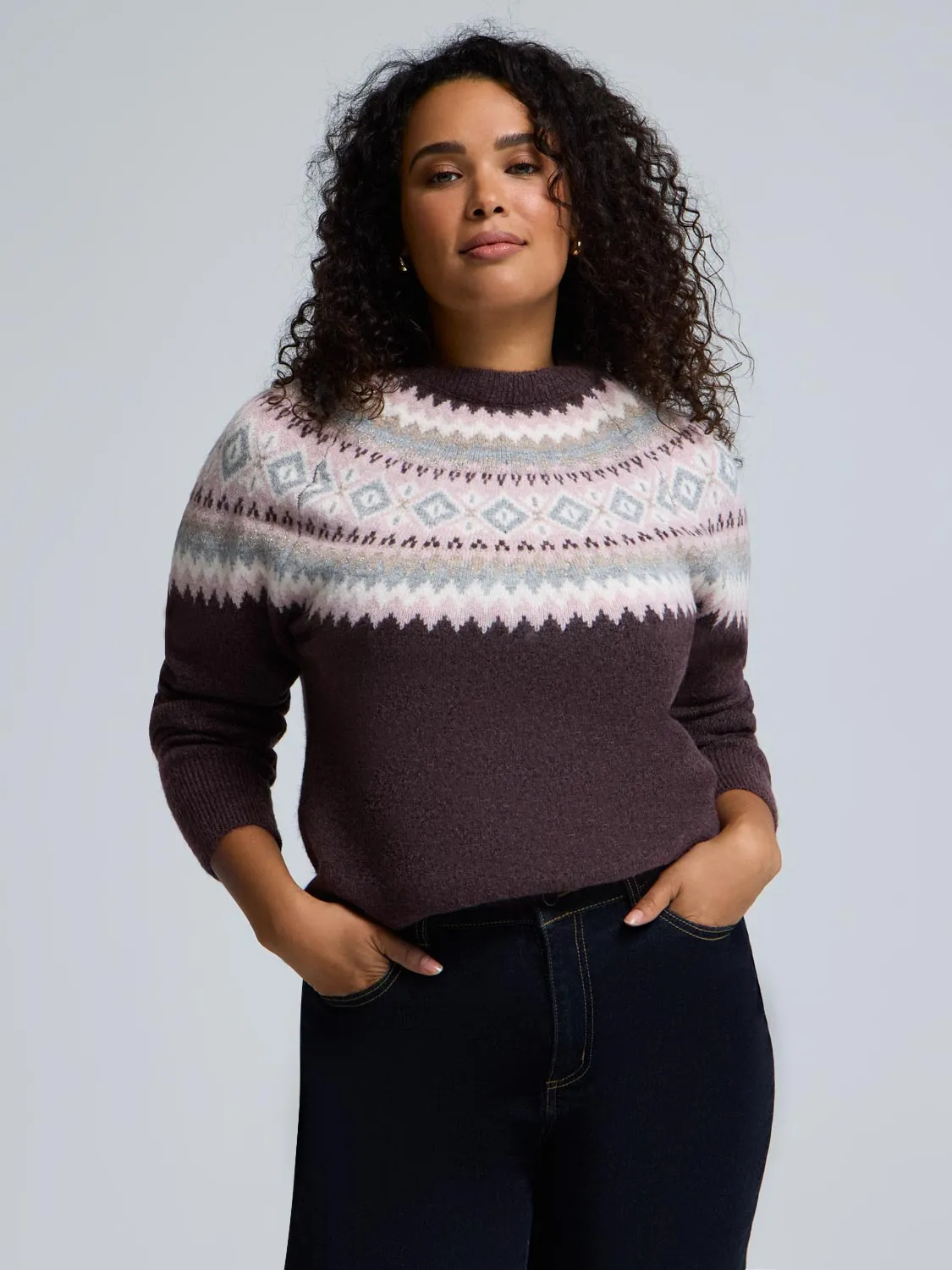 Fair Isle Sweater sold by Suzy Shier product image thumbnail 2