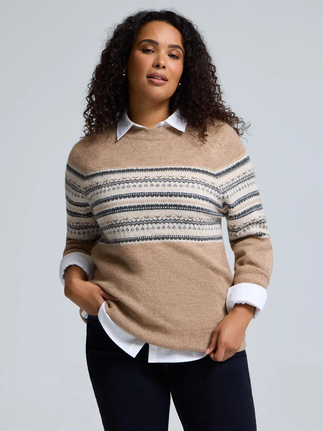 Fair Isle Sweater sold by Suzy Shier product image thumbnail 3