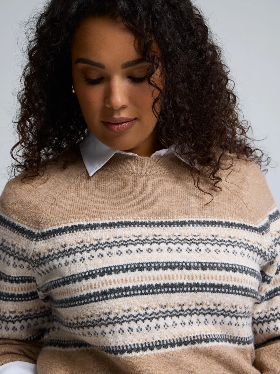 Fair Isle Sweater sold by Suzy Shier product image thumbnail 4