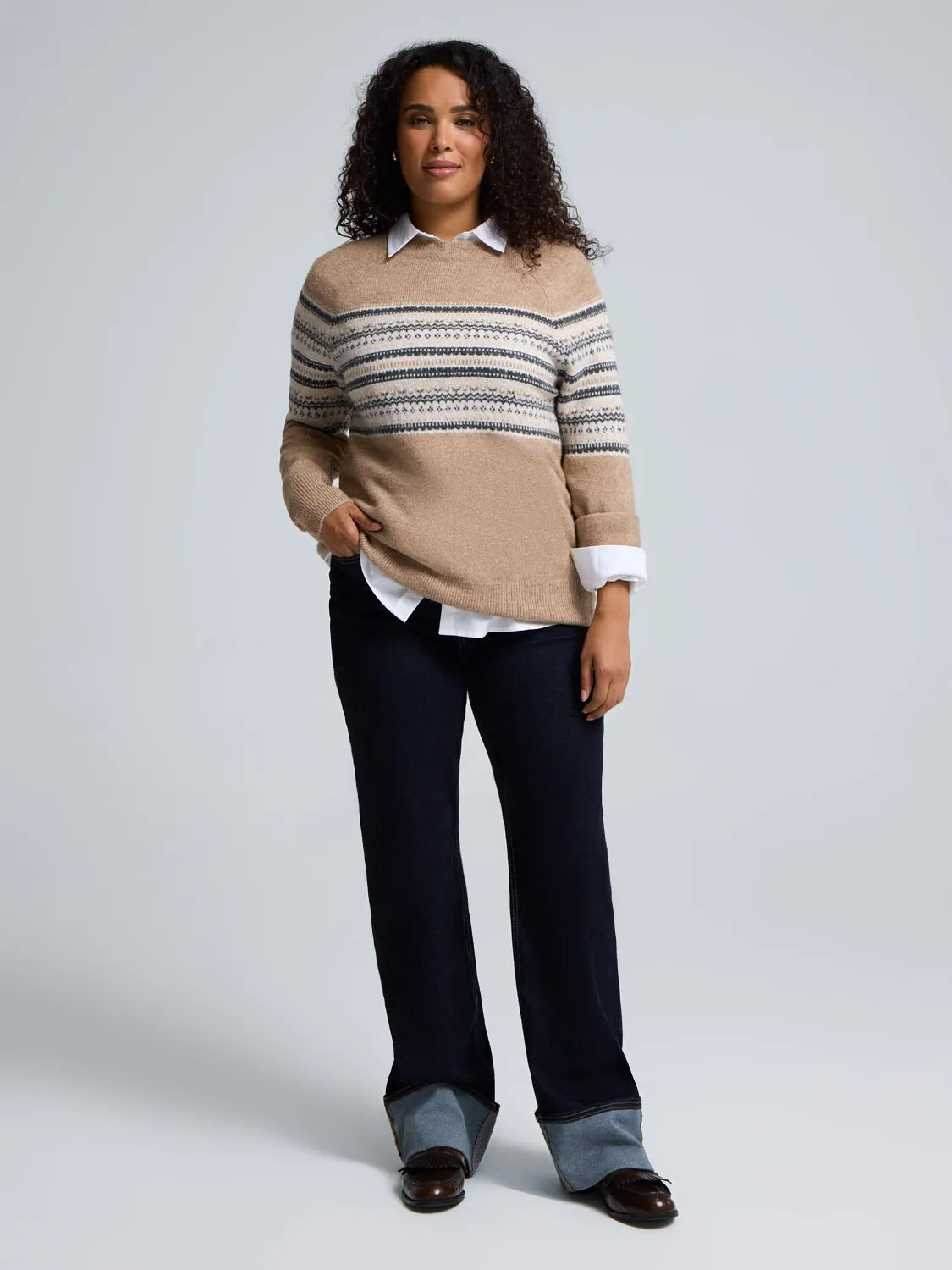 Fair Isle Sweater sold by Suzy Shier product image thumbnail 2