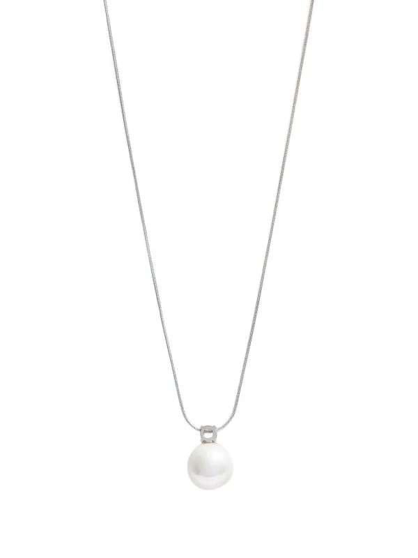 Pearl Drop Slinky Necklace sold by Suzy Shier
