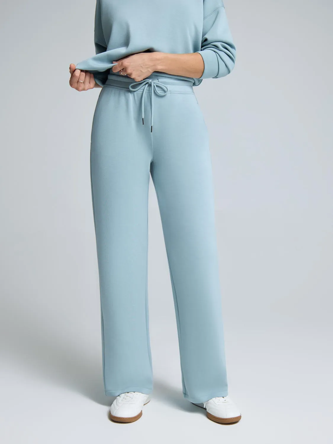 Cloud Fleece Wide-Leg Pants sold by Suzy Shier