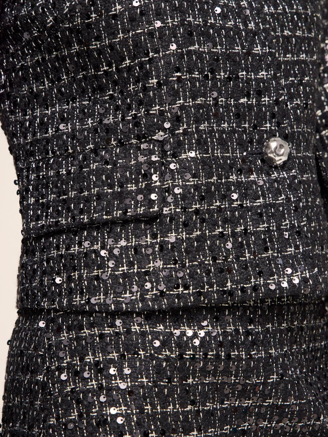 Sequin & Tweed Jacket sold by Suzy Shier product image thumbnail 5