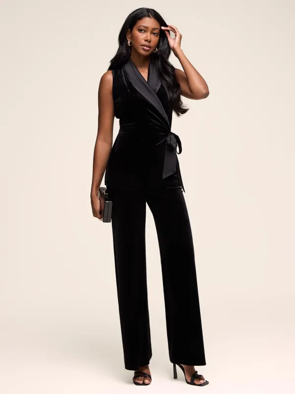 Velvet Wide-Leg Pant sold by Suzy Shier