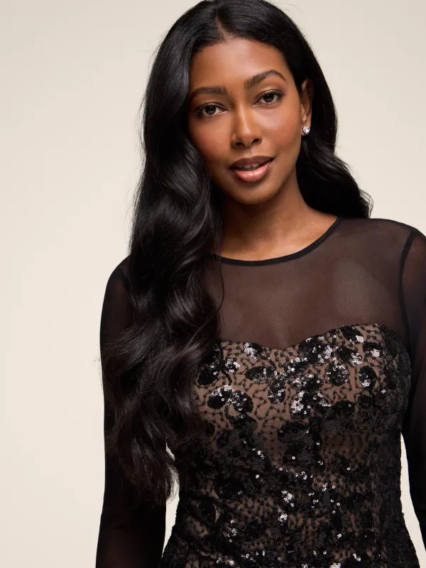 Sequin Bustier Top sold by Suzy Shier