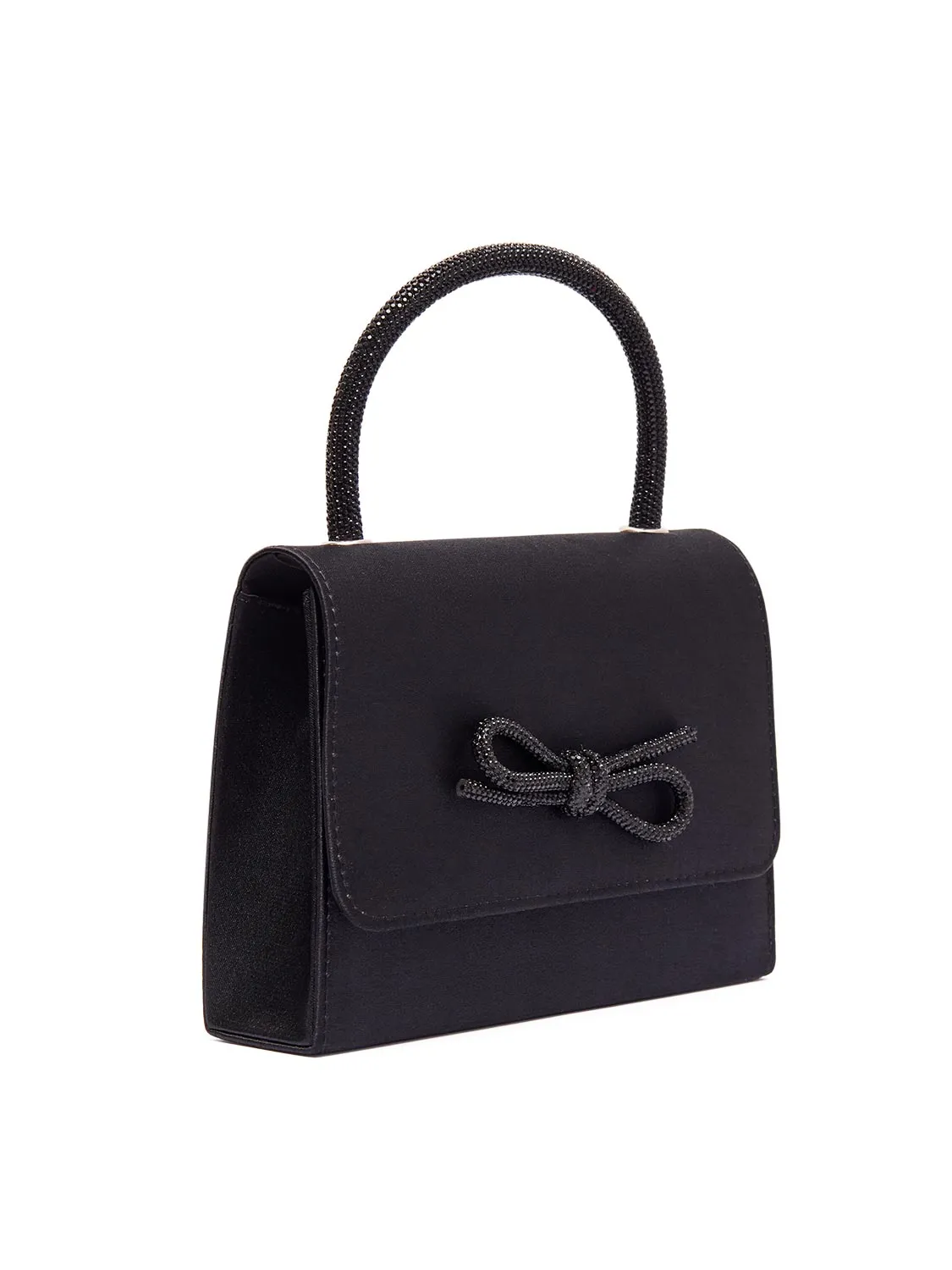 Satin Handbag With Jewelled Bow sold by Suzy Shier product image thumbnail 2