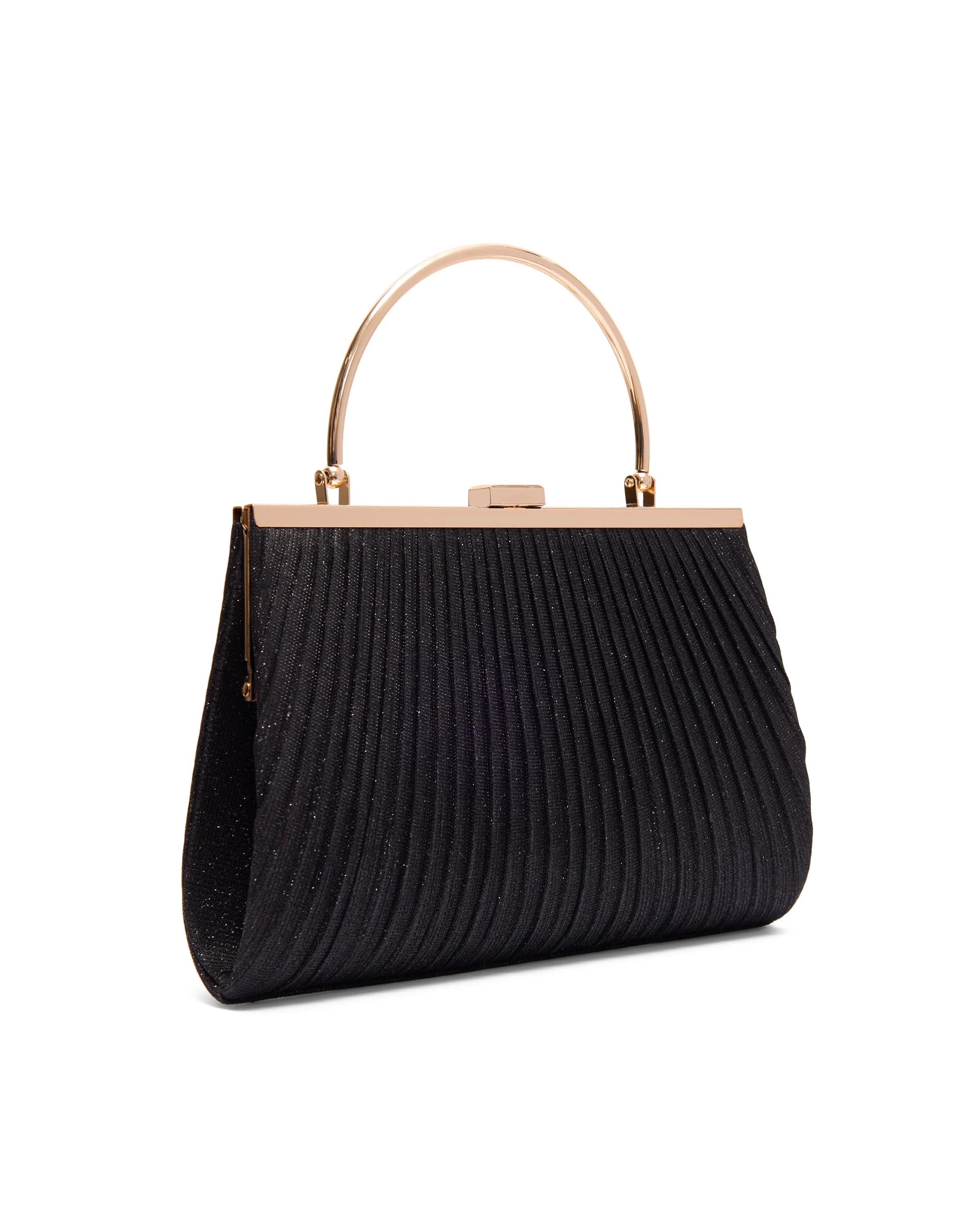 Pleated Glitted Minaudiere sold by Suzy Shier product image thumbnail 2