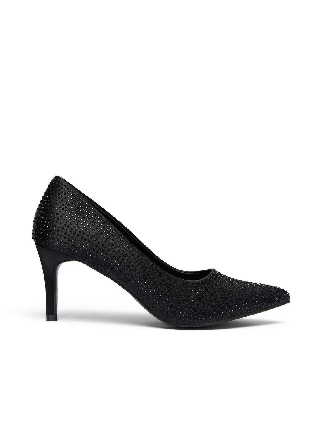 Pointed-Toe Embellished Pump sold by Suzy Shier