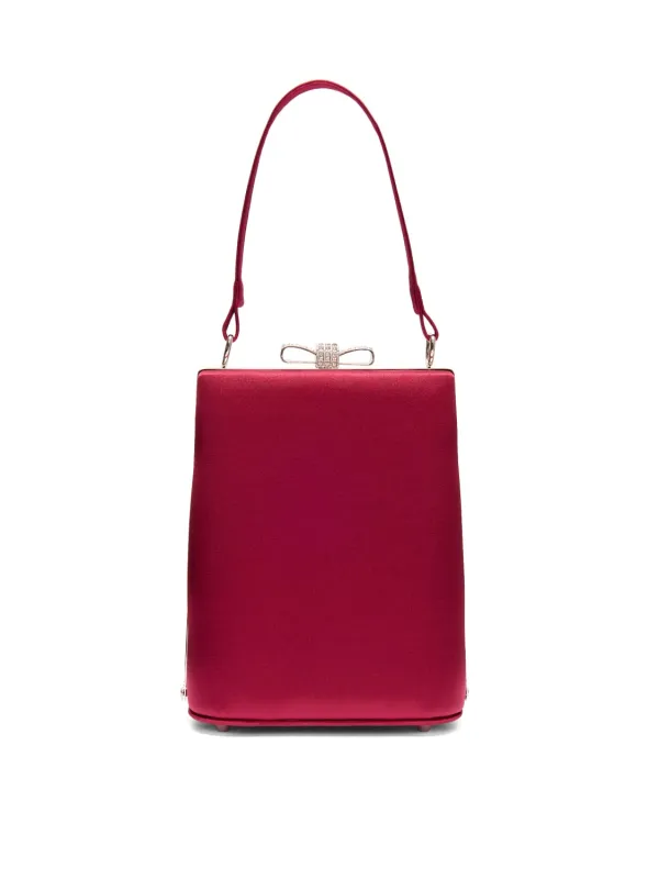 Satin Minaudiere With Jewelled Bow sold by Suzy Shier