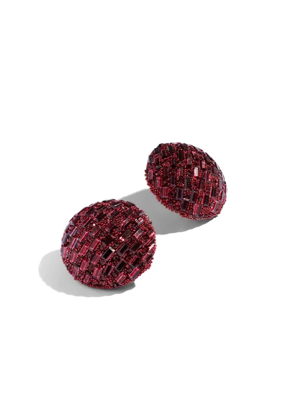 Button Statement Earrings made by Suzy Shier