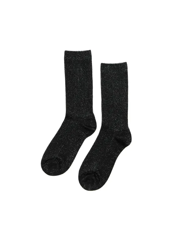 Metallic Crew Socks sold by Suzy Shier