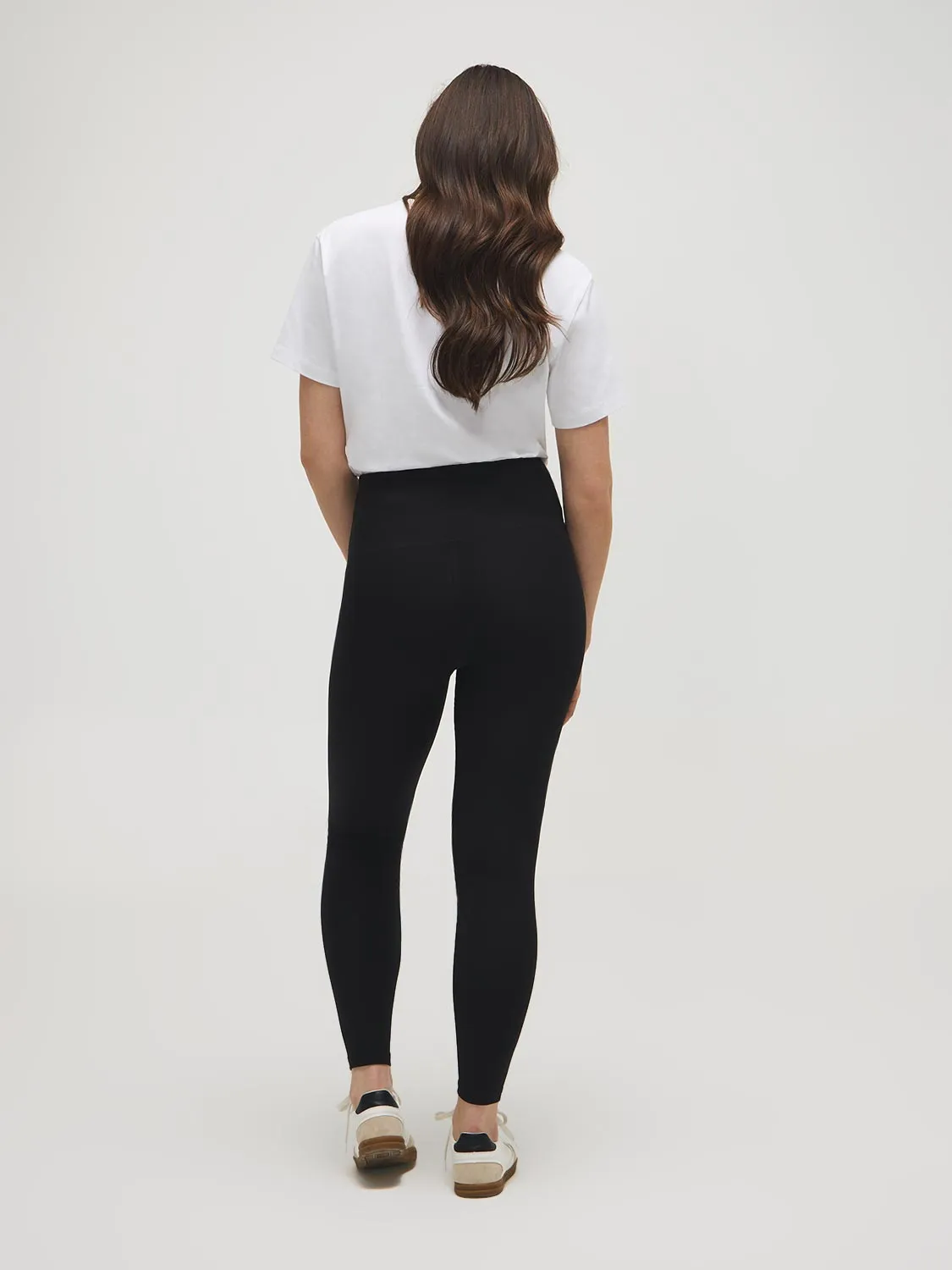 Wide Waistband Brushed Leggings sold by Suzy Shier product image thumbnail 5