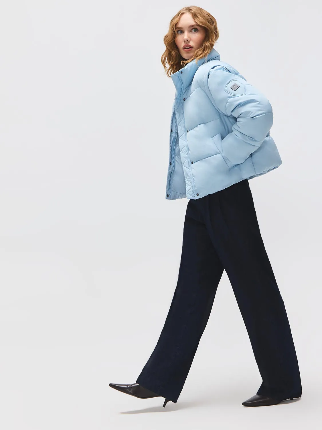 Short Puffer With Removable Sleeves sold by Suzy Shier product image thumbnail 5