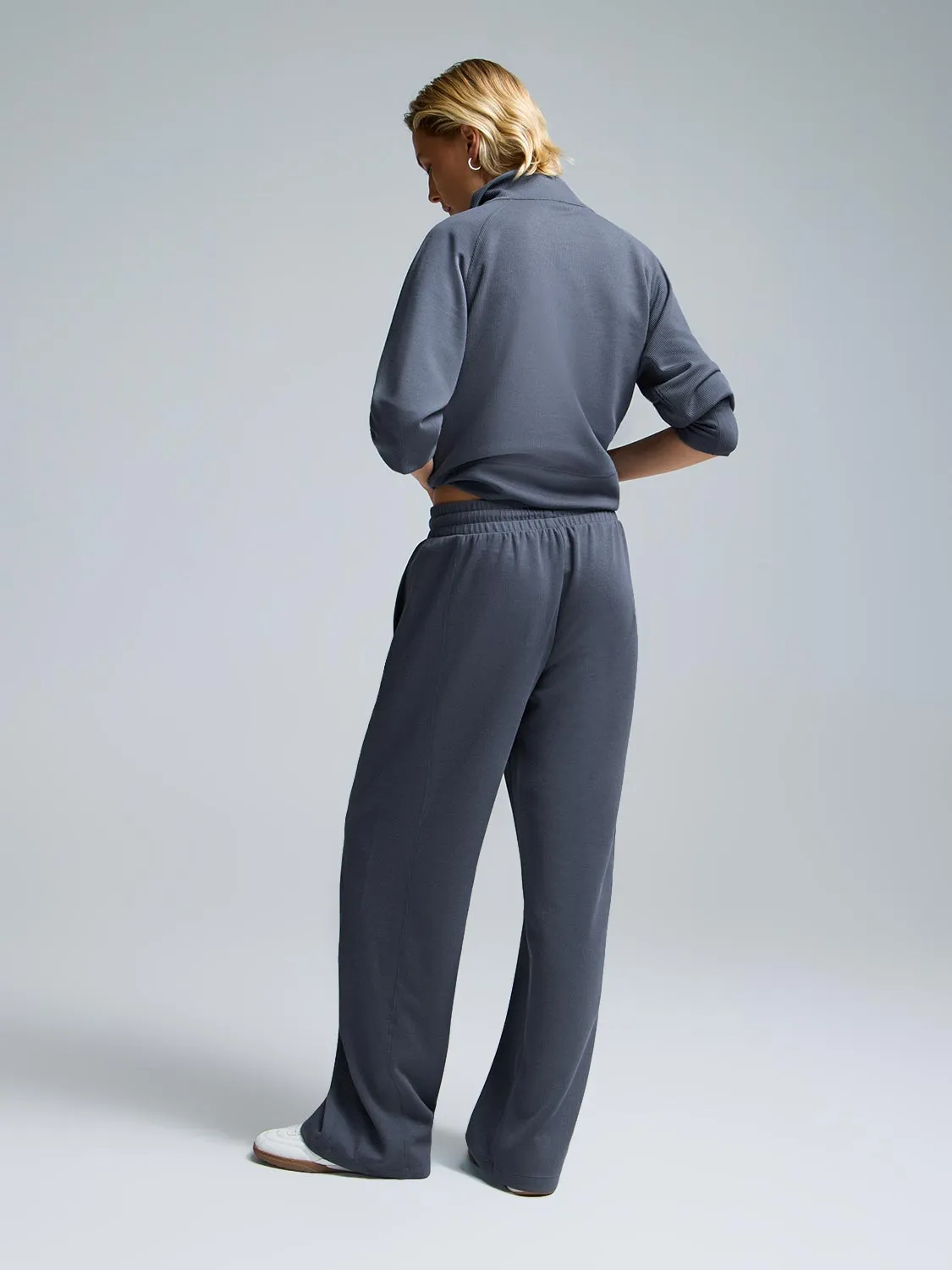 Wide-Leg Ribbed Pants sold by Suzy Shier product image thumbnail 4