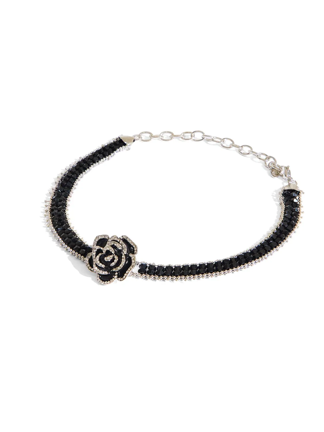 Flower Detail Beaded Choker sold by Suzy Shier