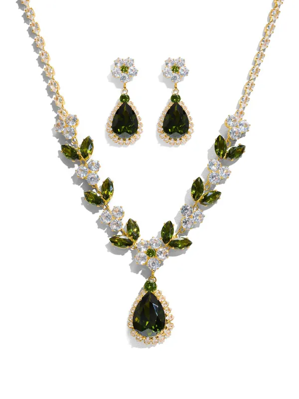 2-Piece Teardrop Gem Jewelry Set sold by Suzy Shier
