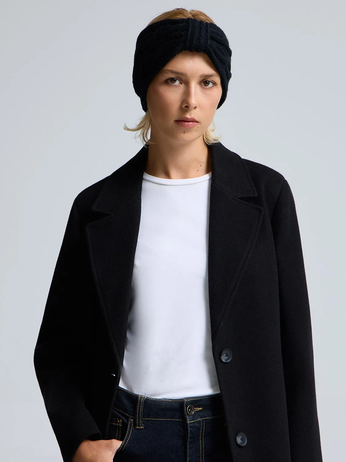 Fleece Lined Knit Headband sold by Suzy Shier product image thumbnail 4