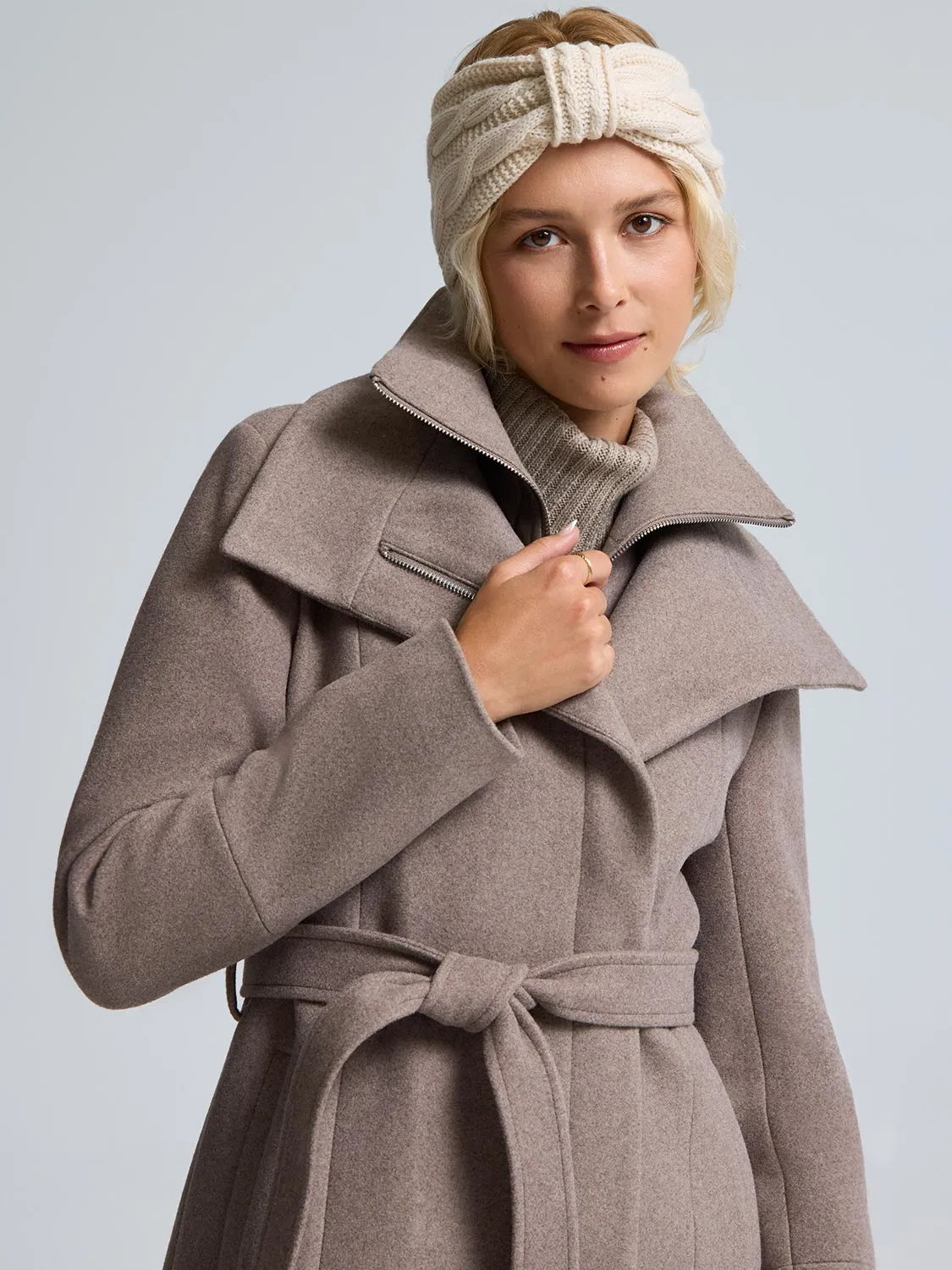 Fleece Lined Knit Headband sold by Suzy Shier