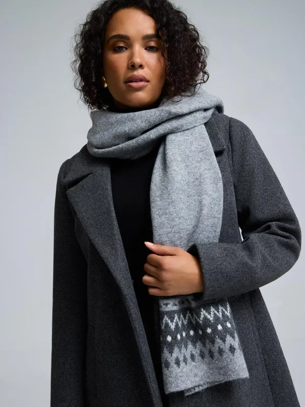 Jacquard Knit Scarf sold by Suzy Shier