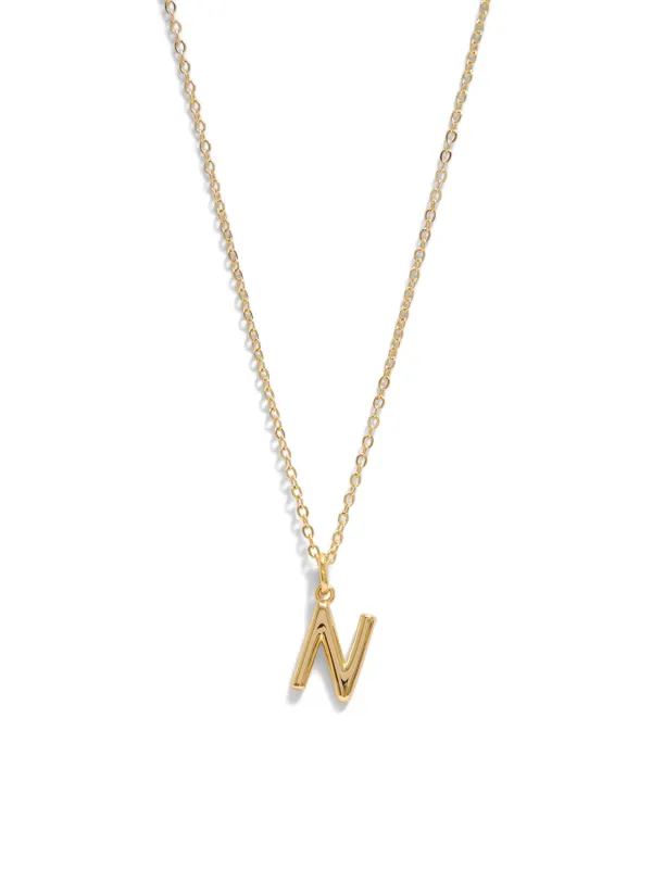 Boxed 'N' Initial Necklace sold by Suzy Shier