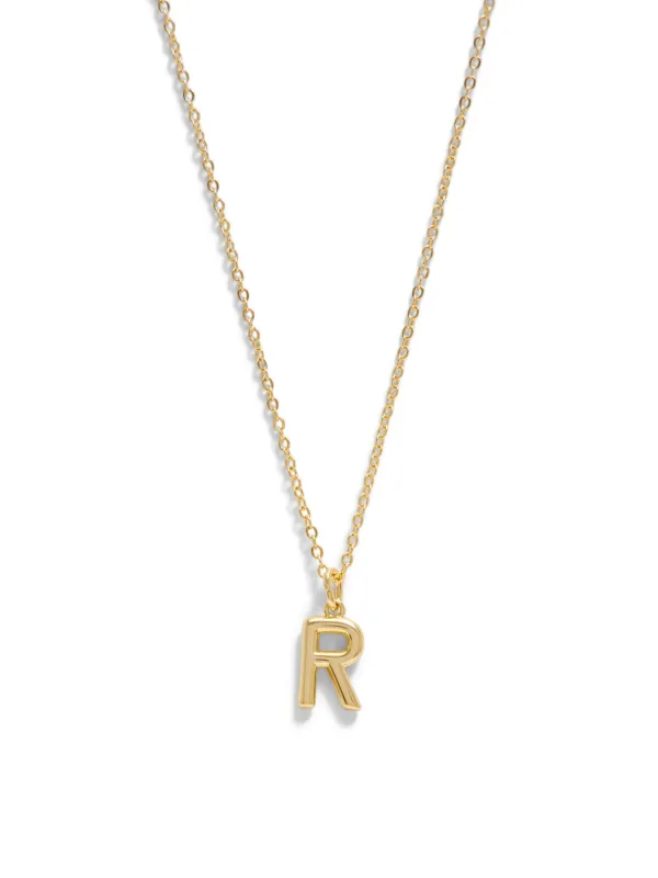 Boxed 'R' Initial Necklace sold by Suzy Shier