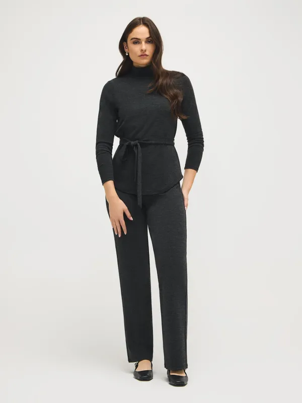 Melange Wide-Leg Pants sold by Suzy Shier