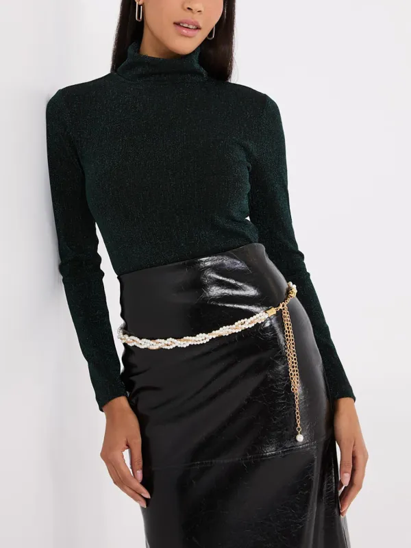 Pearl Chain Belt sold by Suzy Shier