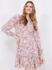 Floral Print V-Neck Dress With Waist Detail sold by Suzy Shier