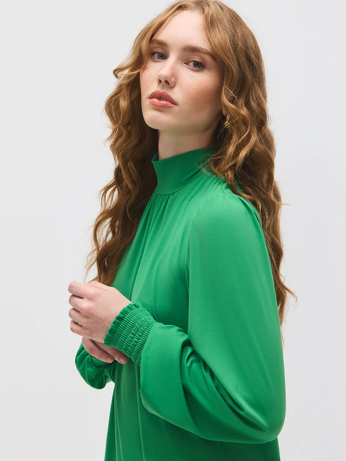 Mock Neck Jersey Top sold by Suzy Shier product image thumbnail 3