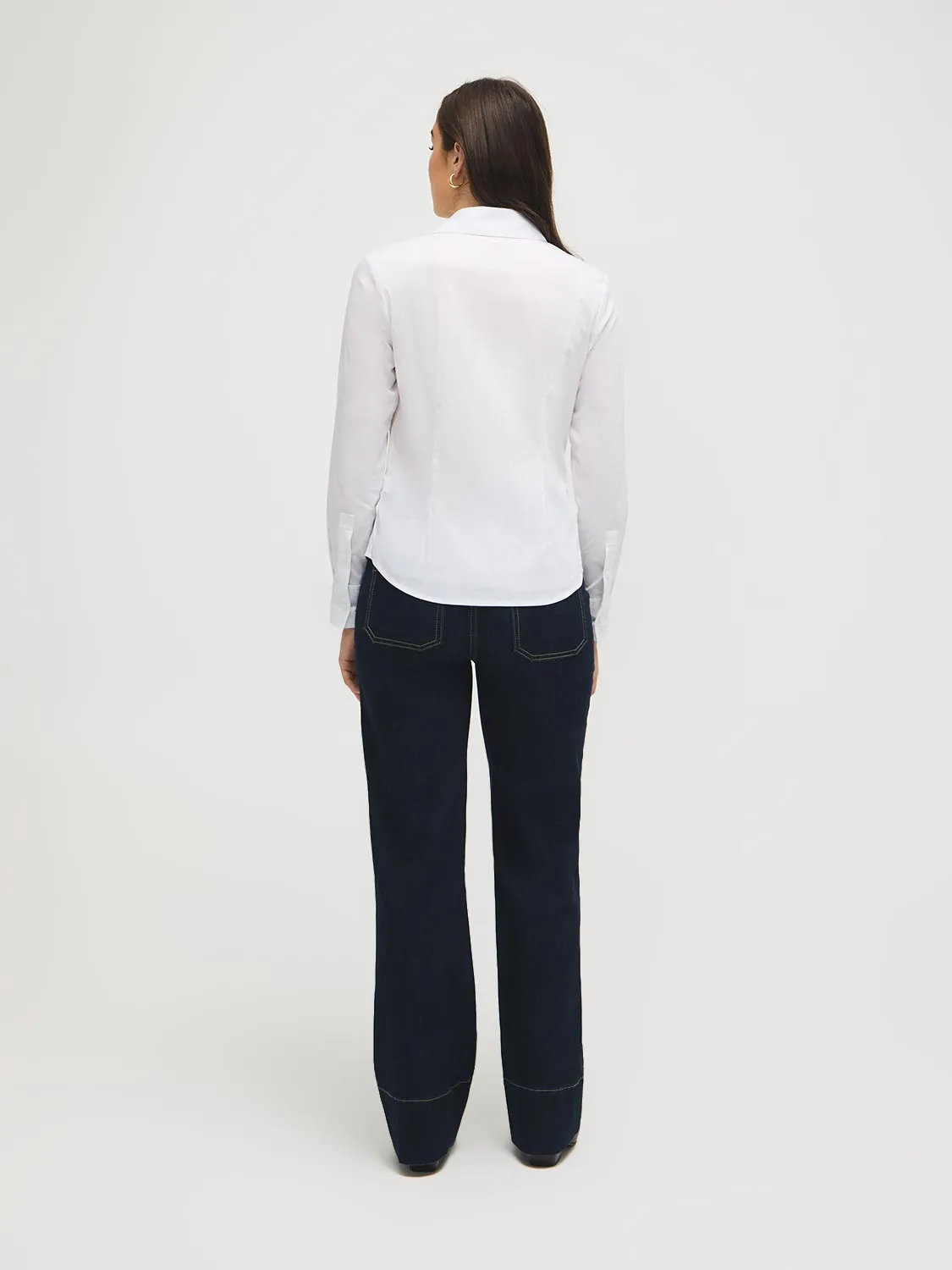 Cotton-Blend Blouse sold by Suzy Shier product image thumbnail 4