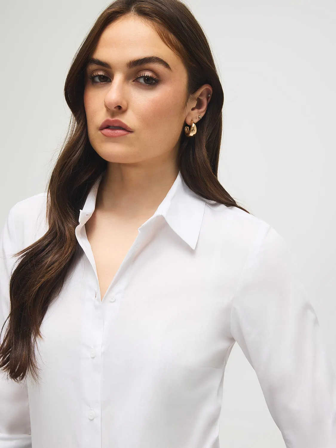 Cotton-Blend Blouse sold by Suzy Shier product image thumbnail 3