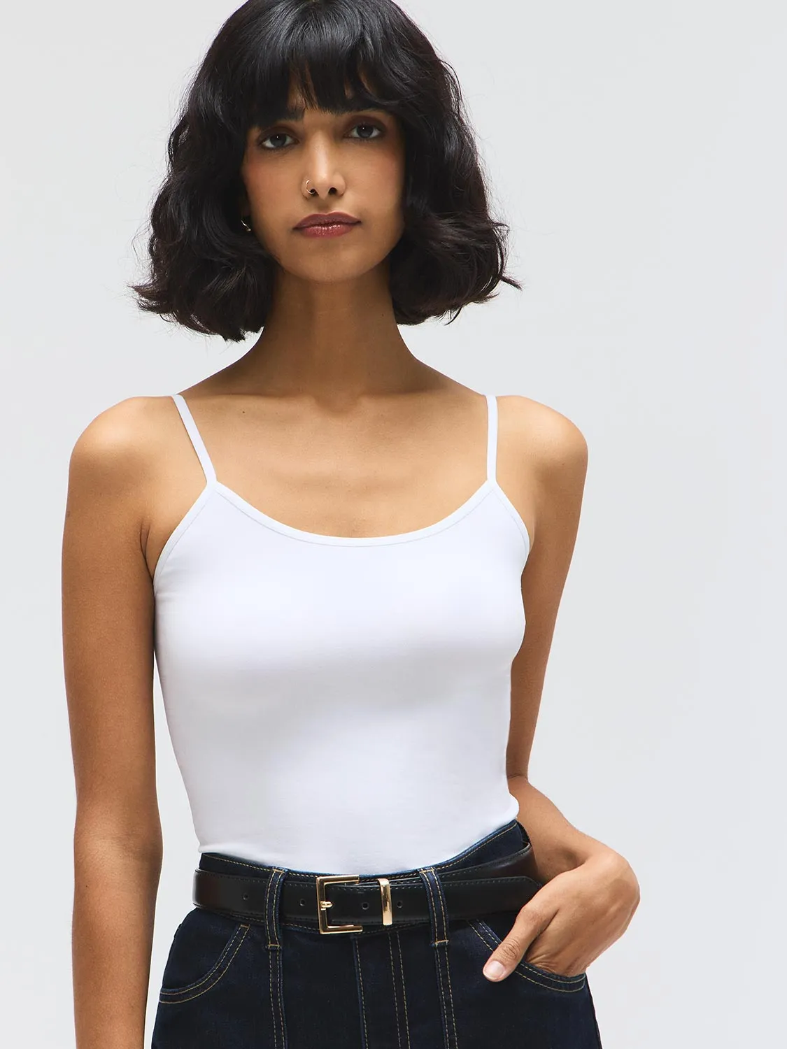 Seamless Spaghetti Strap Tank Top sold by Suzy Shier