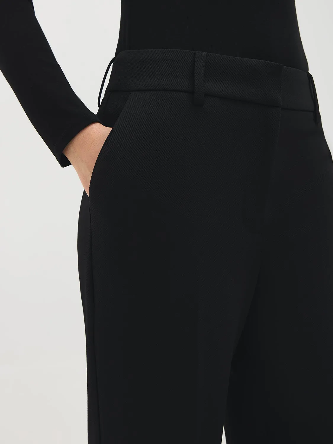 Wide-Leg Twill Pants sold by Suzy Shier product image thumbnail 3
