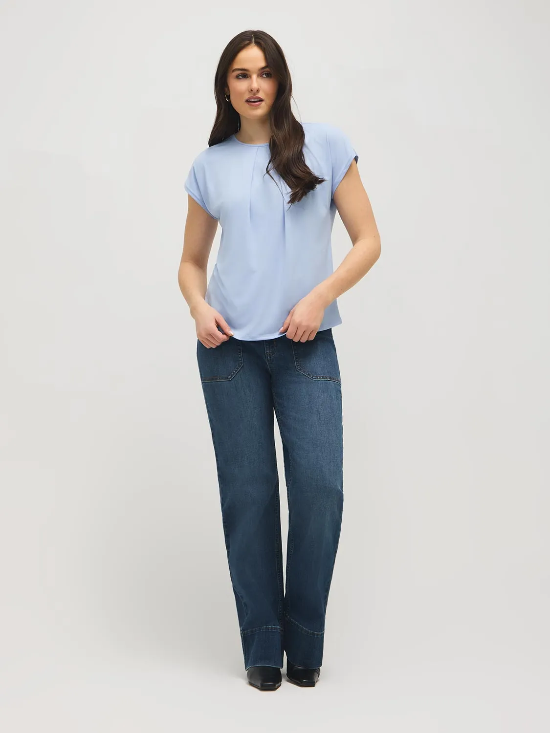 Dolman Sleeve Front Pleat Top sold by Suzy Shier product image thumbnail 2