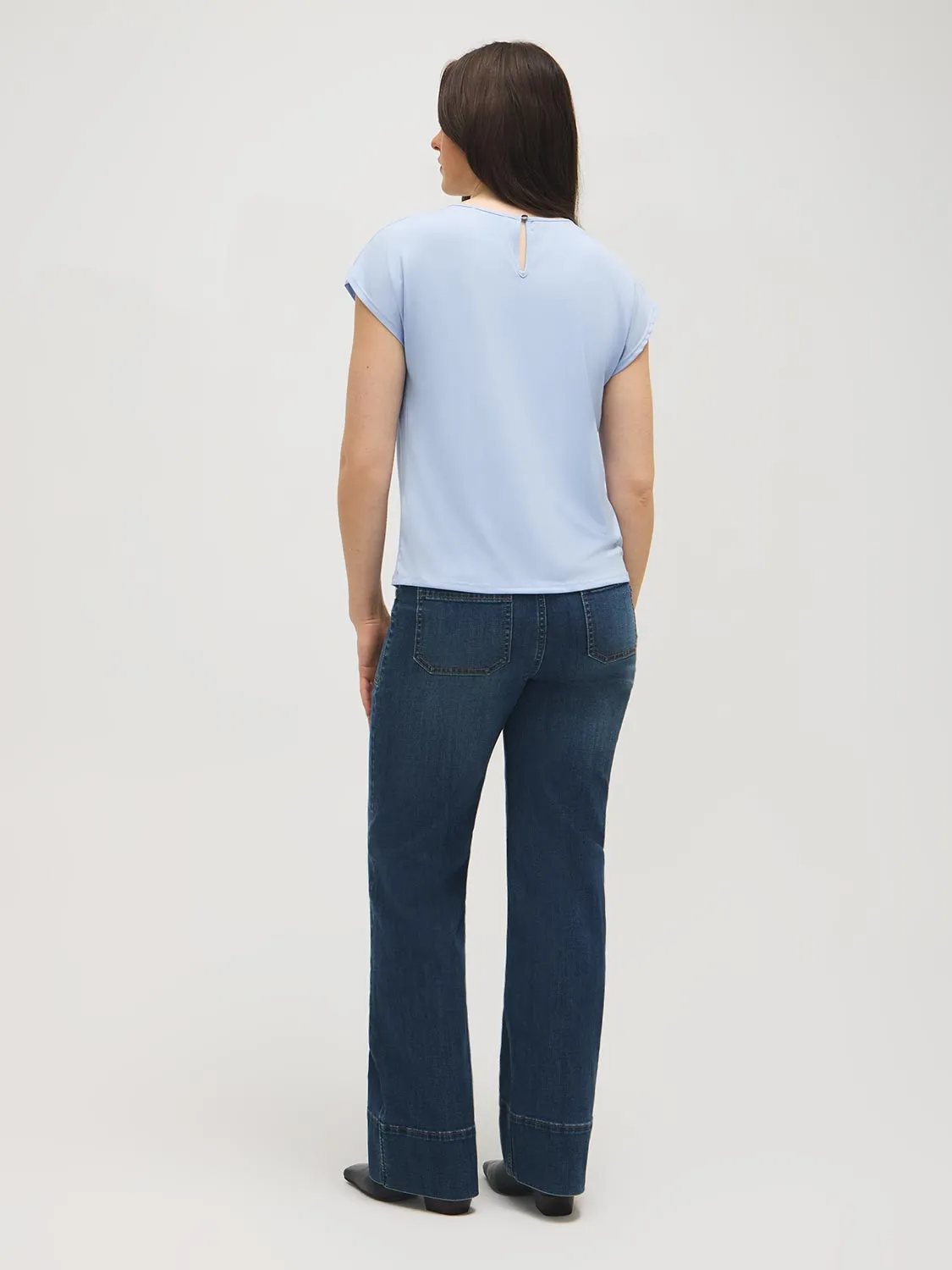 Dolman Sleeve Front Pleat Top sold by Suzy Shier product image thumbnail 4