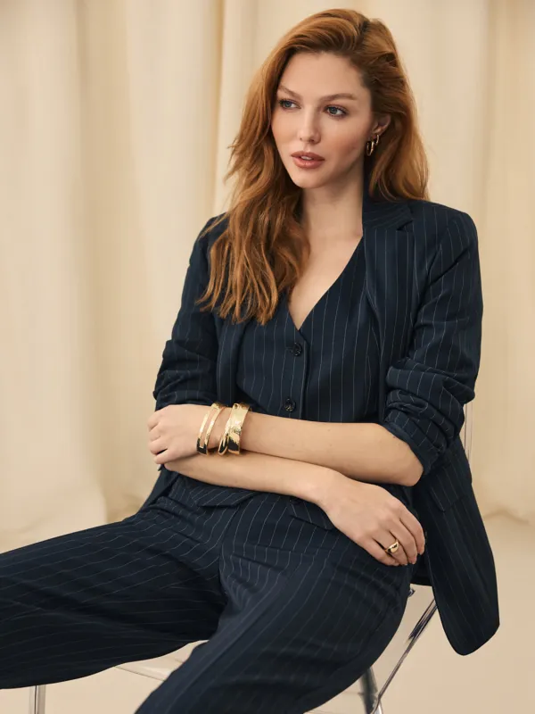 Pinstripe Vest sold by Suzy Shier