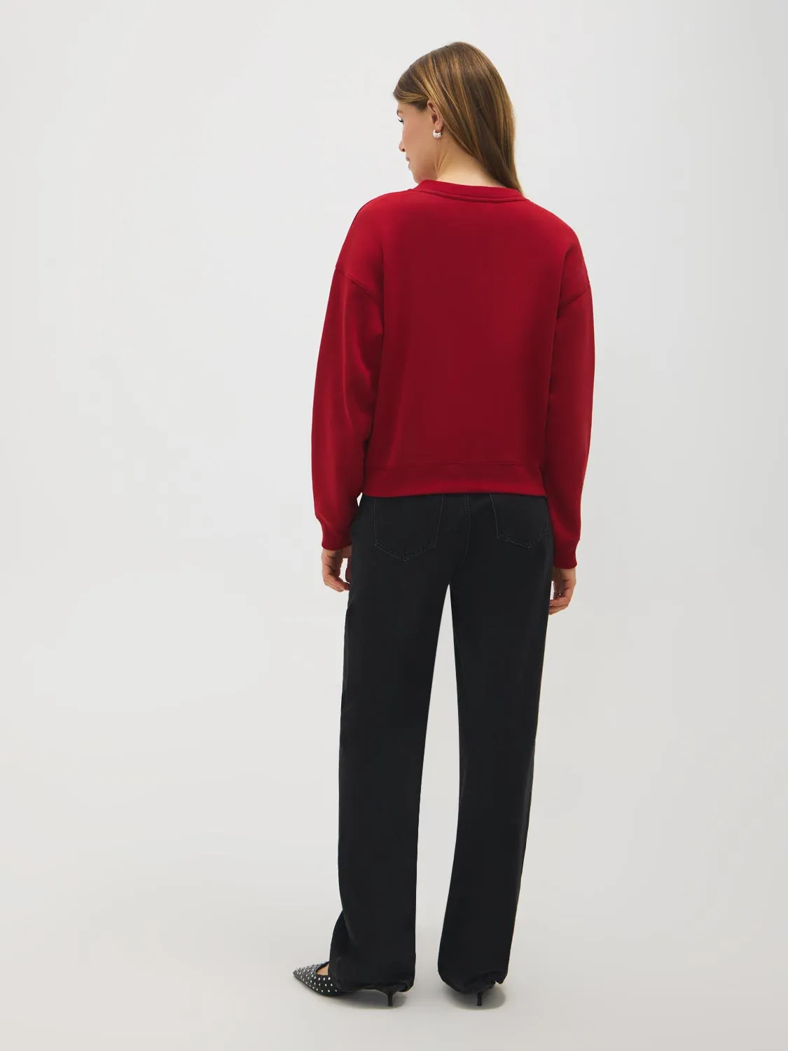 "Good Energy Club" Graphic Sweatshirt sold by Suzy Shier product image thumbnail 5