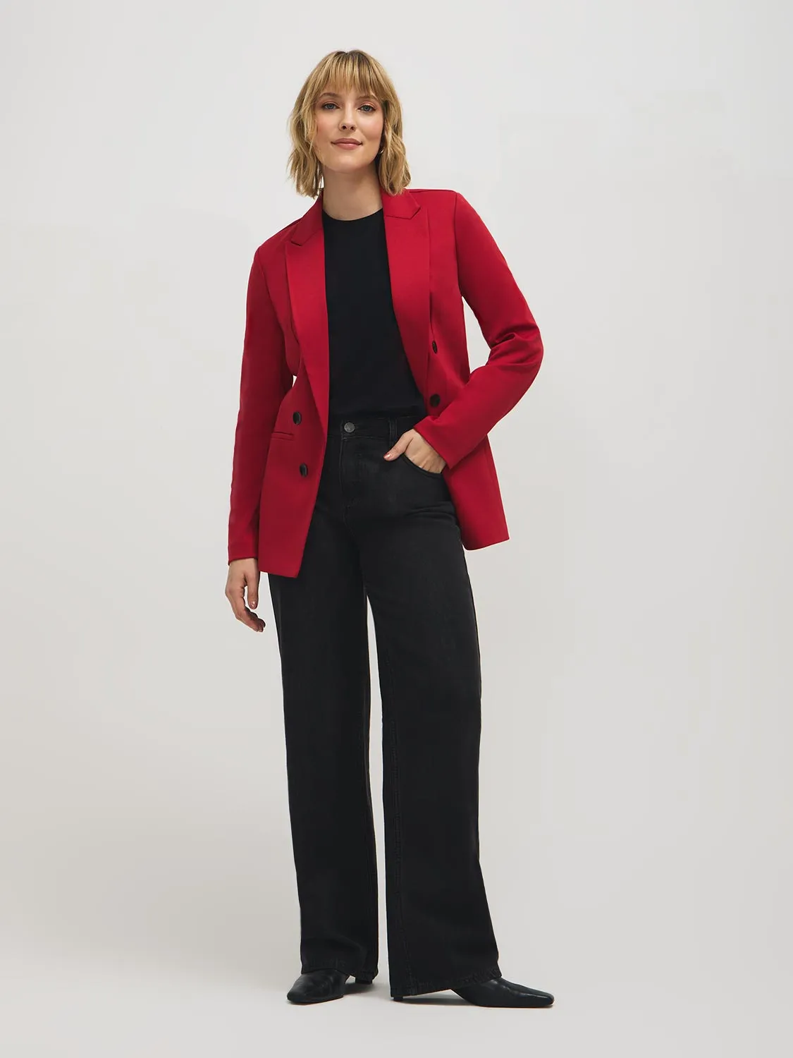 6-Button Blazer sold by Suzy Shier product image thumbnail 4