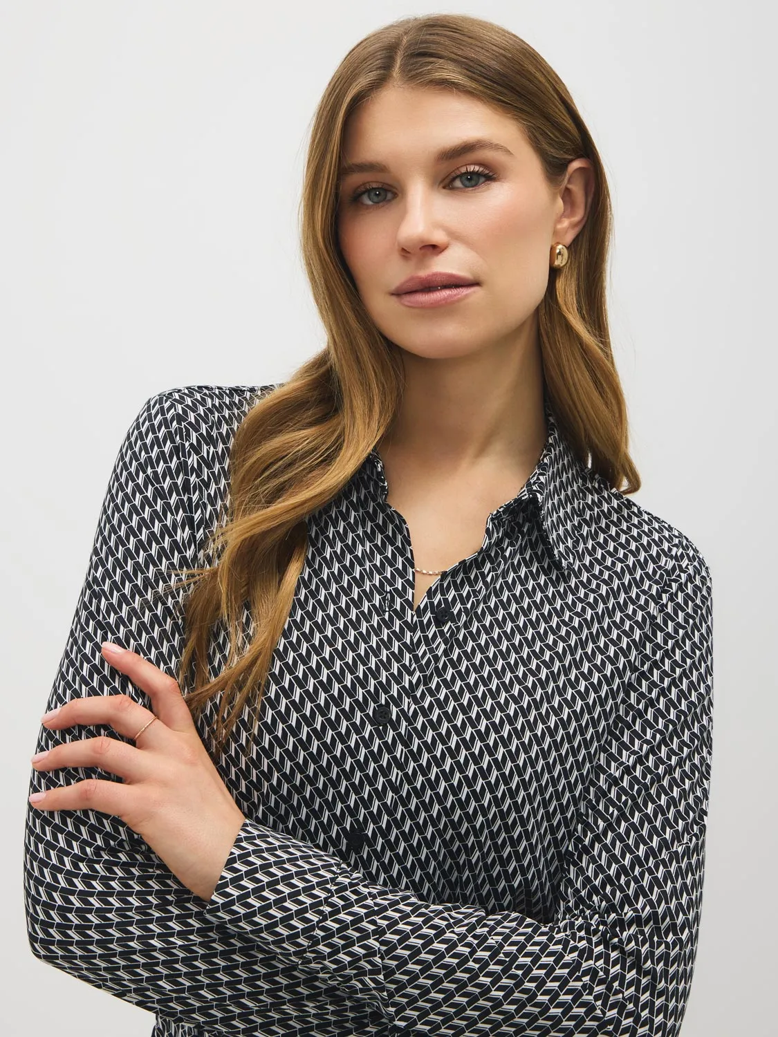 Printed Blouse sold by Suzy Shier product image thumbnail 3
