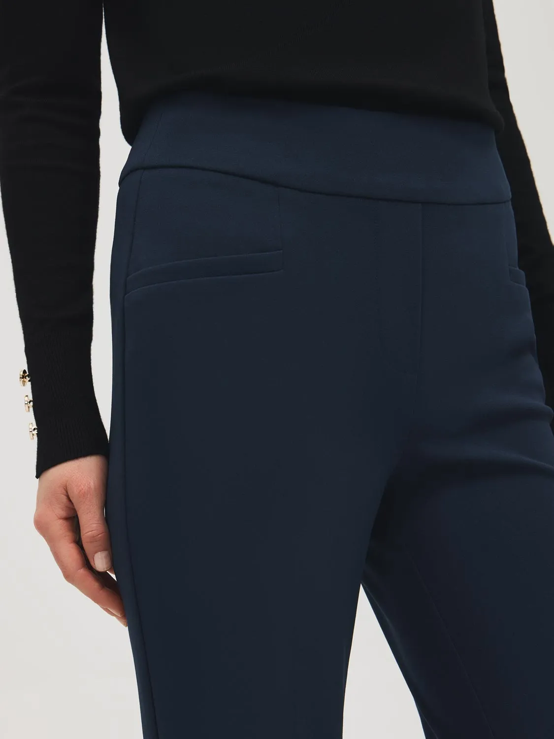 Straight Leg Crepe Pants sold by Suzy Shier product image thumbnail 4