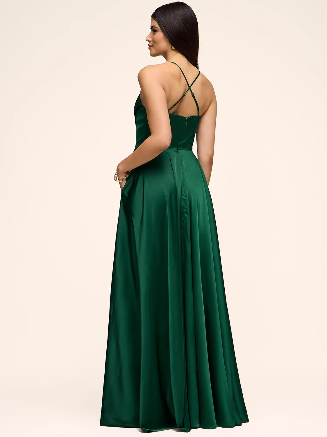 Bustier Satin Gown sold by Suzy Shier product image thumbnail 5